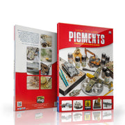 AMMO A.MIG-6293 How to Use Pigments English guide front and back covers; one book