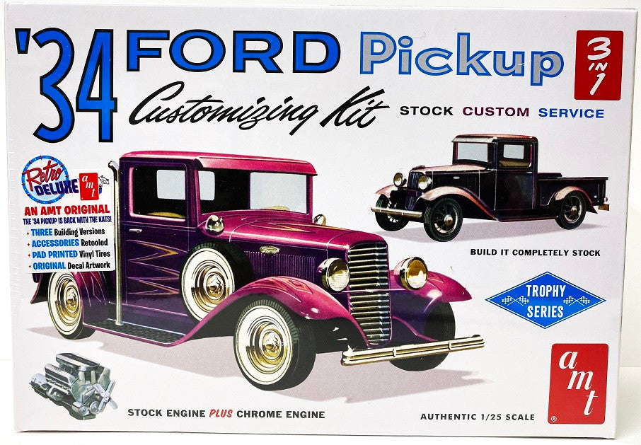 AMT1120 1934 Ford Pickup model kit front
