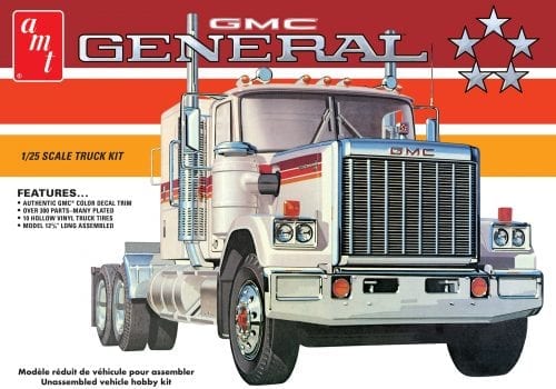 AMT 1976 GMC General Semi Tractor 1:25 scale model kit AMT1272