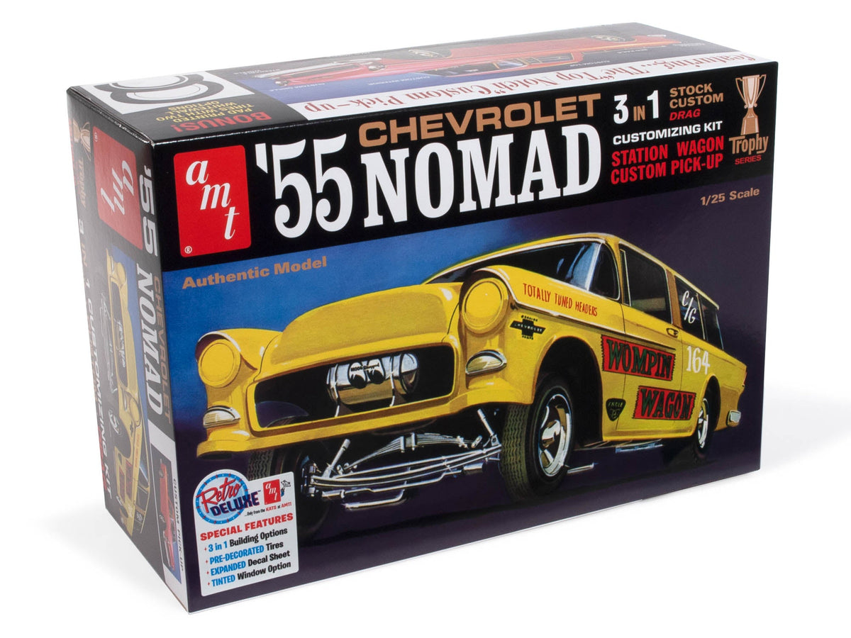AMT 1955 Chevrolet Nomad 1:25 scale model kit AMT1297