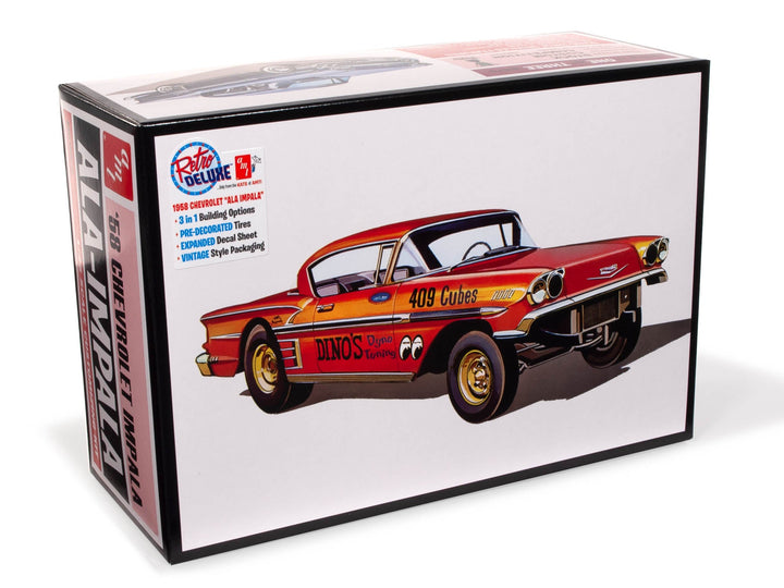 AMT 1958 Chevrolet Impala Ala Impala 1:25 scale model kit AMT1301