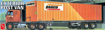 AMT Fruehauf Extension Trailer 1:25 Model Kit #AMT1357 product image