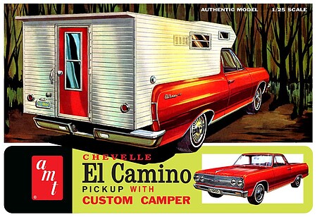 AMT 1965 Chevrolet El Camino Camper 1:25 Model Kit #AMT1364 product image