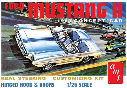 AMT 1963 Ford Mustang II Concept Car, 1:25 Scale – AMT1369 exact product image