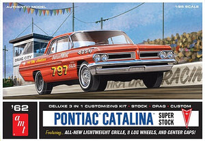 AMT 1962 Pontiac Catalina Super Stock, 1:25 Scale – AMT1392 exact product image