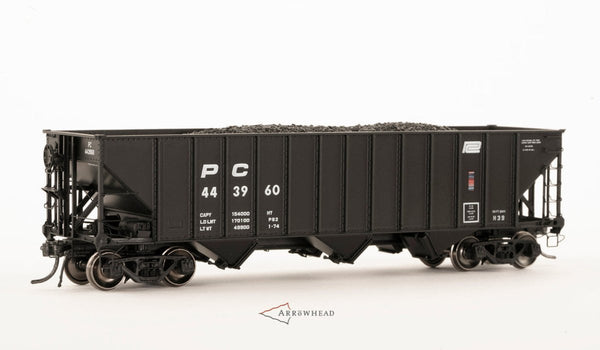 Arrowhead Models AHM10112 Penn Central Committee Design Hopper #443878 HO scale side view