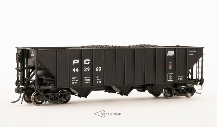 Arrowhead Models AHM10112 Penn Central Committee Design Hopper #443878 HO scale side view