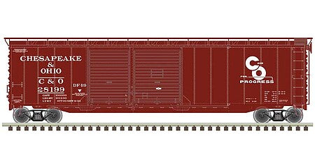 Atlas HO C&O 50 foot double-door boxcar number 28138 ATL20006574