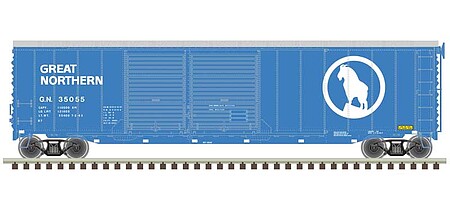 Atlas HO Great Northern 50 foot double-door boxcar number 35055 ATL20006579