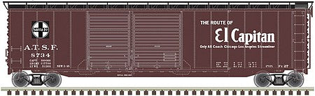 Atlas HO Santa Fe El Capitan 50 foot boxcar number 8666 ATL20006590