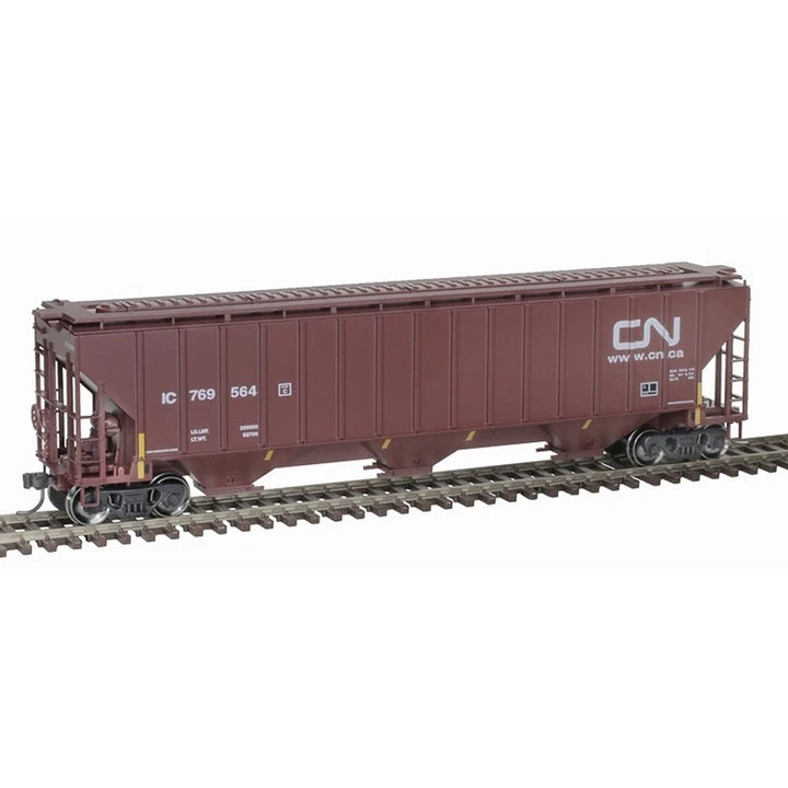 Atlas HO 20006655 Canadian National IC #769606 Thrall 4750 Covered Hopper side view