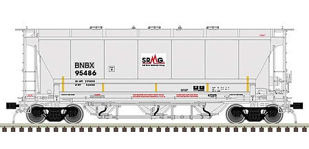 Atlas HO Scale BNBX 3230 Covered Hopper #95490 – 20006835