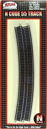 Atlas N Scale Code 55 20-Inch Radius Full Curve Track – 2026