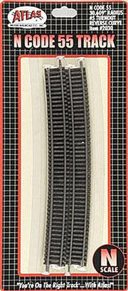 Atlas N Scale Code 55 30.609-Inch Radius Full Curve Track – 2030– product image 1