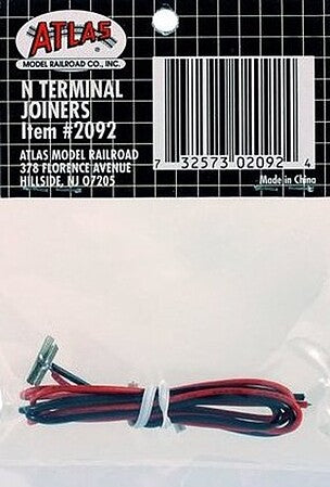 Atlas N Scale Terminal Joiners 1 Pair – 2092