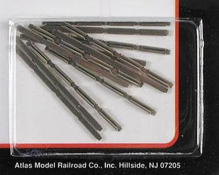 Atlas N Scale Code 80 Nickel Silver Rail Joiners 6-Pack – 2535