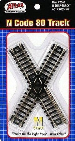 Atlas N Scale 60-Degree Crossing – 2568– product image