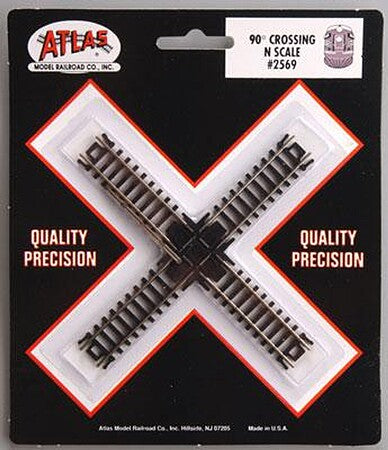 Atlas N Scale 90-Degree Crossing – 2569