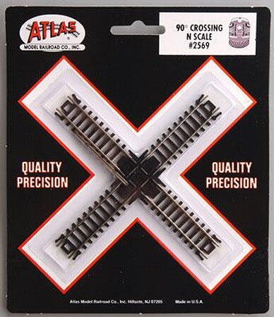 Atlas N Scale 90-Degree Crossing – 2569