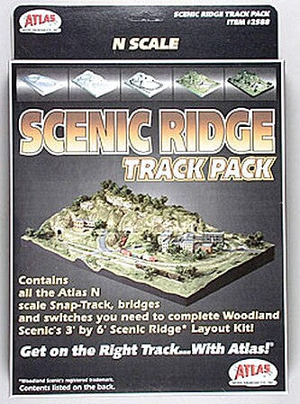 Atlas N Scale Scenic Ridge Track Pack – 2588