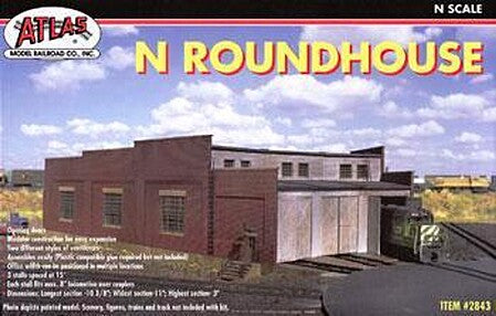 Atlas N Scale 3-Stall Roundhouse – 2843