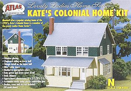 Atlas N Scale Kate's Colonial House Kit – 2844– product image