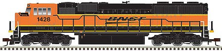 Atlas 40005204 N SD60M BNSF #1433 H3 Silver DC Locomotive product view