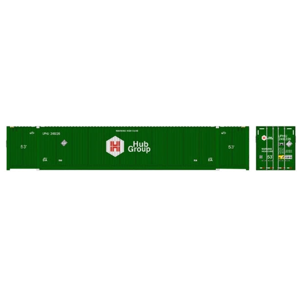 Atlas 50005955 N 53' Containers Hub Union Pacific Set #2 (3) — exact product view