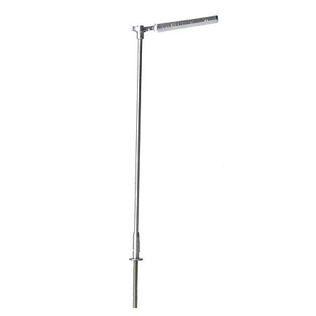 Atlas 70000156 N scale single arm parking lot lights gray cool white LED 3 pack