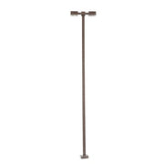 Atlas 70000213 bronze HO scale double-arm square street light, representative unit from the three-pack