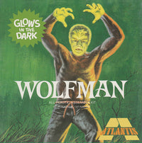 Atlantis Wolf Man 1:8 glow in the dark model kit box