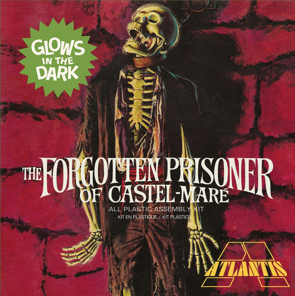 Atlantis Forgotten Prisoner of Castel Mare 1:8 glow model kit box
