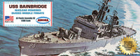 Atlantis USS Bainbridge CGN-25 1:600 model kit box art