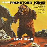 Atlantis Prehistoric Scenes Cave Bear 1:13 model kit box