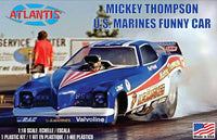 Atlantis Mickey Thompson U.S. Marines Funny Car 1:16 model kit box