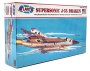 Atlantis Saab J-35 Draken 1:48 model kit alternate box view