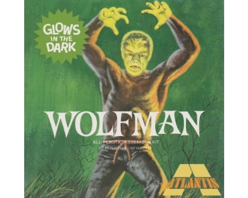Atlantis Lon Chaney Jr. The Wolf Man 1:8 glow model kit