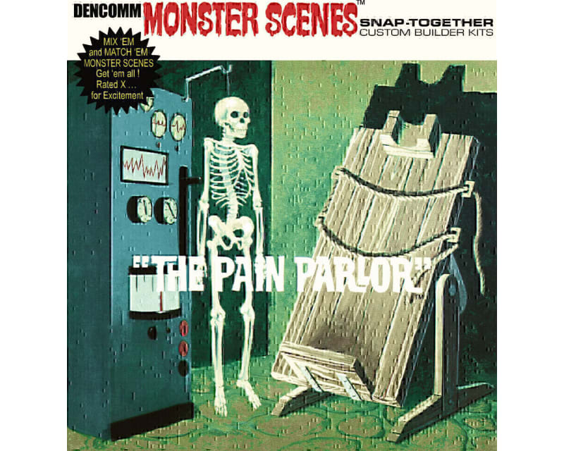 Atlantis Monster Scenes The Pain Parlor 1:13 model kit