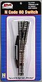 Atlas N Scale Code 80 number 6 manual right switch 2707