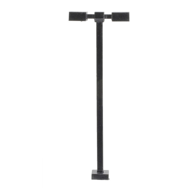 Atlas 70000211 HO black double-arm square light with warm LED, individual light from the three-pack