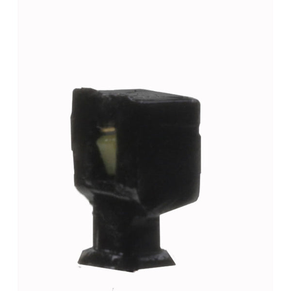 Atlas 70000221 HO black wall-mount square light with warm LED, individual light from the three-pack