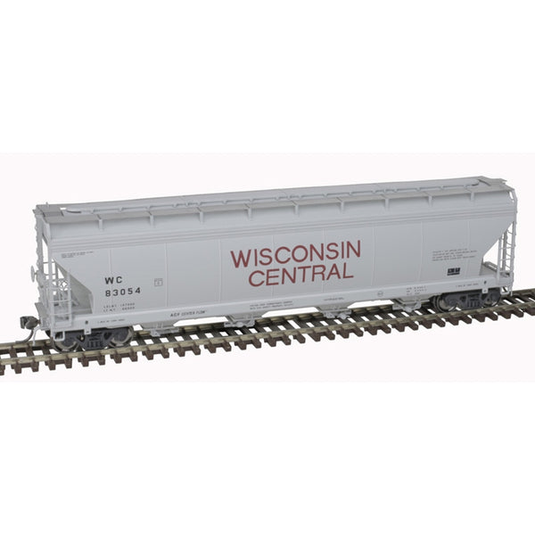 Atlas HO Master Plus 5250 covered hopper Wisconsin Central #83054