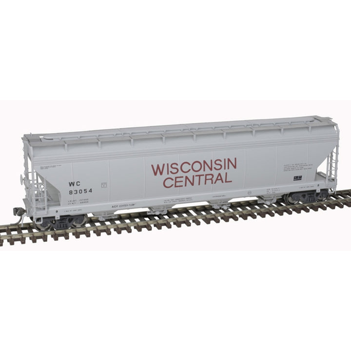 Atlas HO Master Plus 5250 covered hopper Wisconsin Central #83054