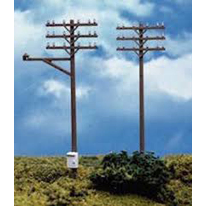 Atlas HO 775 Telephone Poles (12) — manufacturer reference
