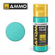 AMMO by Mig Jimenez MIG20116 ATOM Aquamarine 20 mL acrylic paint — exact product image