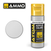 AMMO by Mig Jimenez MIG20123 ATOM Cold Gray (FS36628) 20 mL acrylic paint — exact product image