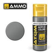 AMMO by Mig Jimenez MIG20133 ATOM Dark Ghost Gray (FS36320) 20 mL acrylic paint — exact product image
