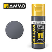 AMMO by Mig Jimenez MIG20146 ATOM Dark Grey (FS36152) 20 mL acrylic paint — exact product image