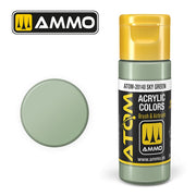 AMMO by Mig Jimenez MIG20140 ATOM Sky Green (FS24504) 20 mL acrylic paint — exact product image