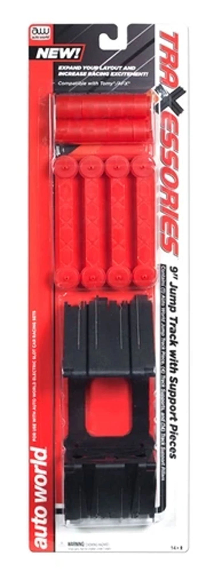 Auto World TRX100 9-inch jump track with support pieces